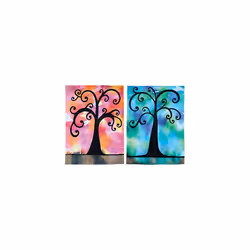 Spectra Deluxe Bleeding Art Tissue Squares  25 Assorted Colors  1-1/2"