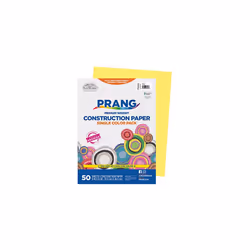 Prang (Formerly SunWorks) Construction Paper  Yellow  9"" x 12""  50 S