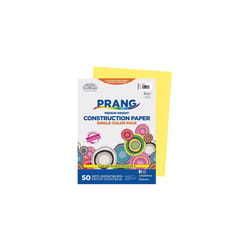 Prang (Formerly SunWorks) Construction Paper  Yellow  9"" x 12""  50 S