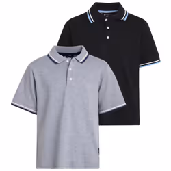 Ben Sherman Boys' Polo Shirt - 2 Pack Classic Fit Short Sleeve Pique Polo - Comfort Stretch Golf Shirt for Boys (8-18)  Size  ...