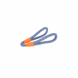 Mountain Rope, Durable Tug Fetch Throw Rope Dog Play Toy, Blue & White, Large, assorted colours