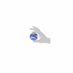Chuckit Ultra Squeaker Ball Medium 2-pack