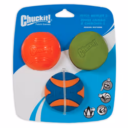 Chuckit! Fetch Medley 2 Pet Toy Balls, Medium