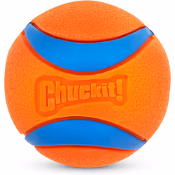 Chuckit Ultra Ball, Durable High Bounce Rubber Dog Ball, Launcher Compatible, 3 Pack, Medium