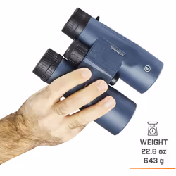 Bushnell 8x42 H2O Roof Prism Binoculars Dark Blue