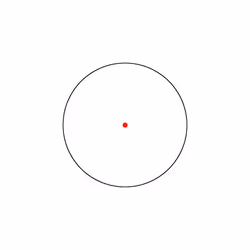Bushnell TRS 1x25 AK Trophy Rifle Sight 3 MOA Red-Dot Reticle