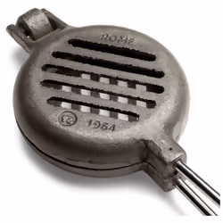 Rome's 1505 Wilderness Griller with Steel and Wood Handles