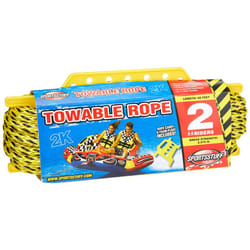 SportsStuff 4K Towable Rope with Rope Caddy  1-4 Rider Tow Rope for Towable Tubes