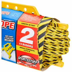 SportsStuff 4K Towable Rope with Rope Caddy  1-4 Rider Tow Rope for Towable Tubes