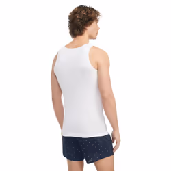 Tommy Hilfiger Men's Undershirts 3 Pack Cotton Classics A Shirt  White
