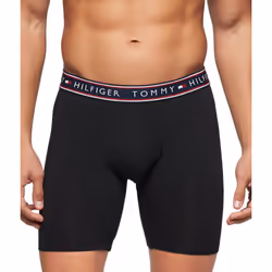 Tommy Hilfiger Men's Cotton Stretch Boxer Brief Multipack Black Larg