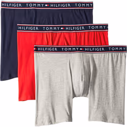 Tommy Hilfiger Men's Cotton Stretch Boxer Brief Multipack Mahogany S