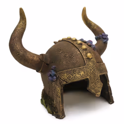 Blue Ribbon Ruins Wrecks & Skulls Viking Helmet Cave 18x12x15cm