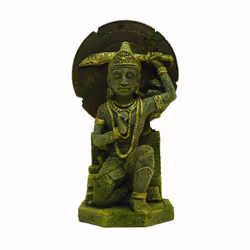 Rosewood Budda Warrior Aquarium Ornament, Large