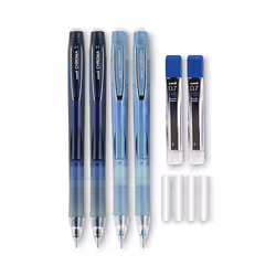 Uni-ball uniball Chroma Mechanical Pencil Woth Leasd and Eraser Refills  0.7 Mm  Hb (#2)  Black Lead  Assorted Barrel Colors  ...