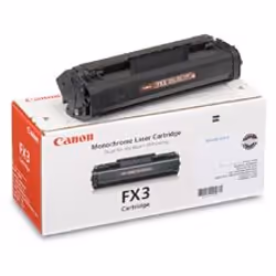 Canon FX-3 Black Toner Cartridge, 2700 pages, Black