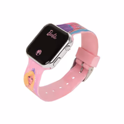 Barbie 869702 Barbie Sparkles LED Kids Digital Wrist Watch, Black & Silver