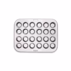 Fox Run Mini Muffin and Cupcake Pan  10.5 x 13.75 x 1.5 inches  24 Cup
