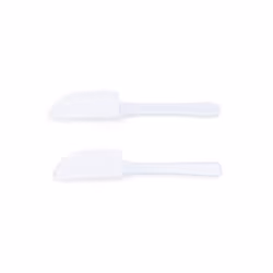 Fox Run Plastic Mini Spatula Set  025 x 125 x 65 inches  White