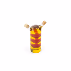 Fox Run 7053 Run Bubble Design Oil and Vinegar Bottle Bubbles Clear