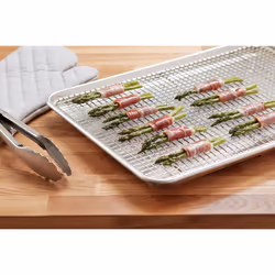 Fox Run Stainless Steel Cooling Rack  12 x 17 x 1 inches  Metallic