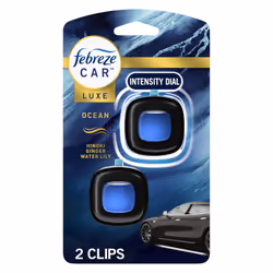 Febreze Car Ocean Scent Air Freshener Vent Clip  .07 oz. Car Vent Clip  2 Count