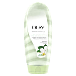Olay Moisture Ribbons Body Wash with Shea and Notes of Jasmine Petals  532 mL  White and Green  Pack of 1