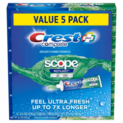 Crest Complete + Scope Outlast Ultra Toothpaste (6.3 oz. 5 pk.)