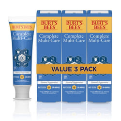 Burt's Bees Toothpaste Complete Multi Care  4.7 oz  Pack of 3