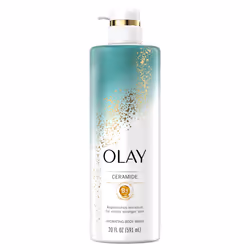 Olay Cleansing & Strengthening Body Wash for Women with Ceramide & Vitamin B3 Complex, Supports Skin's Natural PH, Advanced F ...
