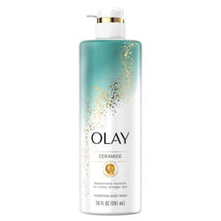 Olay Cleansing & Strengthening Body Wash for Women with Ceramide & Vitamin B3 Complex, Supports Skin's Natural PH, Advanced Formula, 20 fl oz