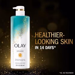 Olay Cleansing & Strengthening Body Wash for Women with Ceramide & Vitamin B3 Complex, Supports Skin's Natural PH, Advanced Formula, 20 fl oz