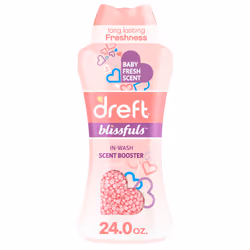 Dreft Blissfuls In-Wash Laundry Scent Booster Beads Baby Fresh Scent 24 oz