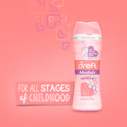 Dreft Blissfuls In-Wash Laundry Scent Booster Beads  Baby Fresh Scent  24 oz