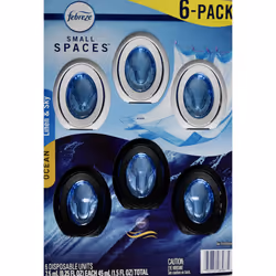 Febreze Small Spaces Unstopables Variety 0.25 Fluid Ounce Pack of 6