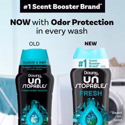 Downy Unstopables In Wash Scent Booster Beads  Fresh Scent  24 oz  Downy Scent Booster Beads  Unstoppable Laundry Beads  Odor Protection