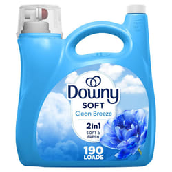 Downy Fabric Softener Liquid  Clean Breeze Scent  140 fl oz  190 Loads