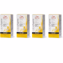 Wella Color Charm Haircolor 4G Dark Golden Brown - 4G â pack of 4