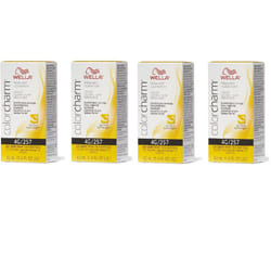 Wella Color Charm Haircolor 4G Dark Golden Brown - 4G â pack of 4