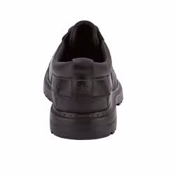 Dockers Mens Overton Leather Rugged Casual Oxford Shoe with Stain Defender - Wide Widths Available  Black  10.5 W