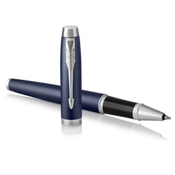 Parker IM Rollerball Pen Matte Blue Fine Point Black Ink Gift Box