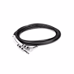 Hosa Technology GTR-210R, 6.35mm TS, Male, 6.35mm TS, Male, 3 m, Black