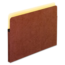 Universal 15141 1 3/4 Inch Expanding File Pockets  Straight Tab  Letter  Redrope/Manila (Box of 25)