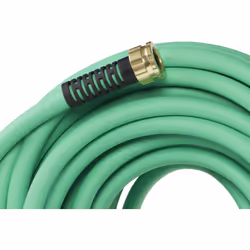 Swan Products SNSS58100 Soft & Supple Easy Coil Water Hose with Crush Proof Couplings 100' x 5/8  Green