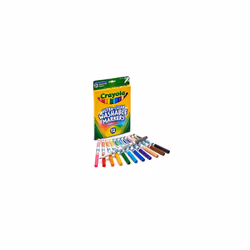Fine Line Markers, Washable Markers, 12 Count