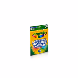 Fine Line Markers, Washable Markers, 12 Count