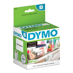 DYMO Authentic LW Large Multi-Purpose Labels for LabelWriter Label Printers  White  2-1/8'' x 2-3/4''  1 roll of 320 30324