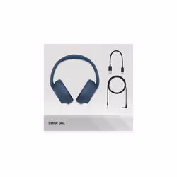 Sony WH-CH720N Noise Cancelling Wireless Bluetooth Headphones - Up to 35 hours battery life and Quick Charge - Blue