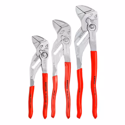 KNIPEX Tools 00 20 06 US2 Pliers Wrench 3-Piece Set