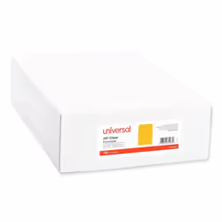Universal UNV35267 #97 Square Flap Gummed/Clasp Envelope - Brown Kraft (100/Box)